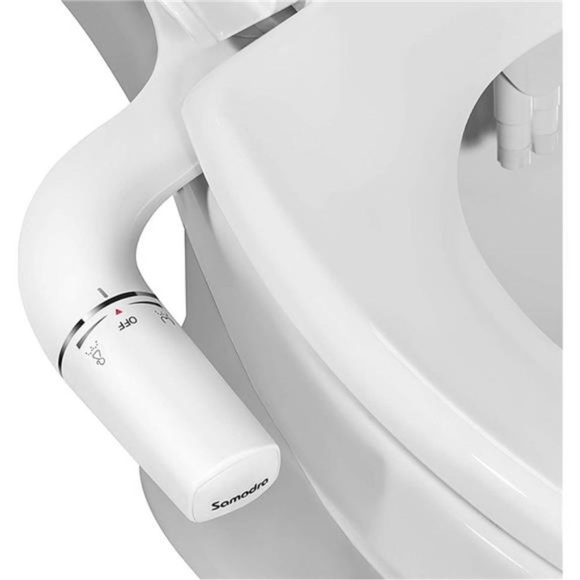 Ultra-Slim Bidet, Minimalist Bidet for Toilet with Non-Electric Dual Nozzle - Picture 1 of 6